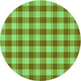 thumbnail image 1 of Ahgly Company Machine Washable Indoor Round Transitional Emerald Green Area Rugs, 3' Round, 1 of 7