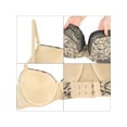 thumbnail image 3 of Unique Bargains Women's Plus Size 2 Pieces Push-Up Underwire Comfort Bra and Brief Set, 3 of 6
