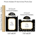 thumbnail image 7 of Big Dot of Happiness Adult 40th Birthday - Gold - Birthday Party Picture Centerpiece Sticks - Photo Table Toppers - 15 Pieces, 7 of 7