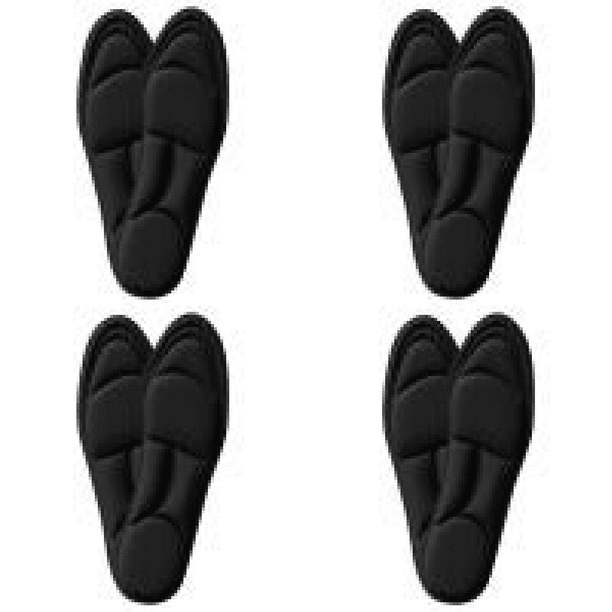 Tenis Plantillas deportivas 5D Plantilla con soporte para el arco Desodorante Cojín transpirable (Negro 35-40) Likrtyny Tenis De Mujer Tenis De Hombre