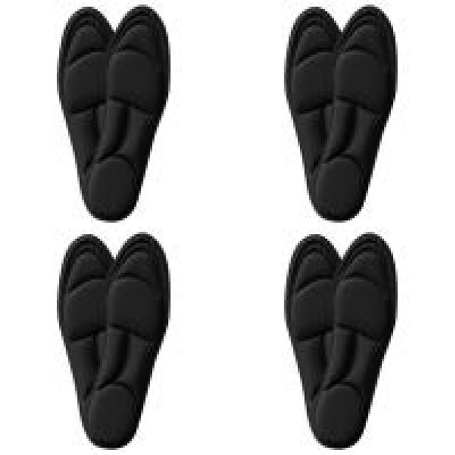 Tenis Plantillas deportivas 5D Plantilla con soporte para el arco Desodorante Cojín transpirable (Negro 40-46) Ndcxsfigh Tenis De Mujer Tenis De Hombre
