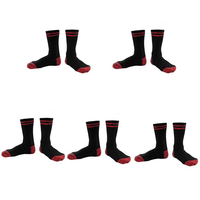 Black Calcetines Harajuku de doble raya para hombre y mujer, medias de tubo medio informales de punto acanalado de algodón peinado para deportes al aire libre