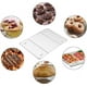 thumbnail image 3 of Rejilla de enfriamiento de acero inoxidable Tutuviw para cocinar, hornear, asar, asar a la parrilla y secar, rectangular de 15.4'' x 11.4'' x 0.6'', apta para horno tostador, horno y lavavajillas., 3 of 6