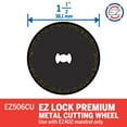 thumbnail image 7 of Dremel EZ506CU 1 1/2'' Premium Metal Cutting Wheel, 7 of 7