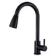 thumbnail image 1 of Grifo de cocina ergonómico, rociador de 2 funciones que garantiza un flujo de agua suave y ahorro de agua, la salud es lo primero con acero inoxidable sin plomo, adecuado para una instalación rápida, 1 of 5