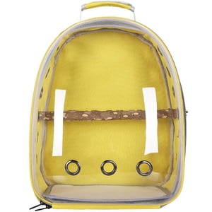 Carrier Bag, Adjustable Pet  Carrier Bird Travel Bag Backpack with Handle Clear Space  Transparent Backpack Breathable  Backpack