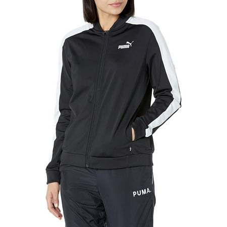 Puma Women's Zip Front Track Jacket Black Size 2X