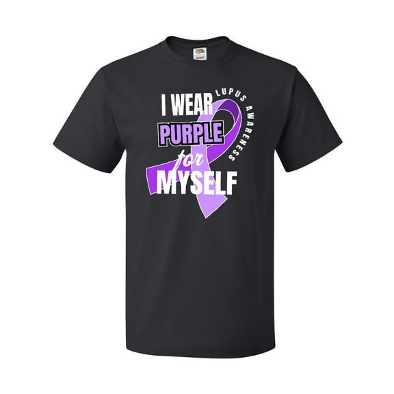 Inktastic I Wear Purple for Myself Lupus Awareness T-Shirt