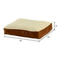 thumbnail image 6 of Happy Hounds Buster Sherpa Rectangle Pillow Style Dog Bed, Latte, Small (36 x 24 in.), 6 of 8