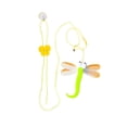 thumbnail image 1 of Pet Cat Teaser Wand Self Entertainment Elastic Rope Cat Toy With Feather Hanging Swing Toy, 1 of 8