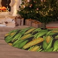 thumbnail image 2 of Cauagu 30" Christmas Tree Skirt Corn 2 Pattern Christmas Tree Decorations Tree Mat for Xmas Decorations Occasion Holiday Home Decor -30", 2 of 7