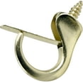 thumbnail image 2 of Hillman 536184 Safety Cup Hooks, Screw Hooks, Brass (1-1/4") 3 Piece, 2 of 5