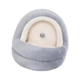 thumbnail image 1 of Nido para gatos, casa para gatos, muebles para dormir, tienda para mascotas, cueva, nido semicerrado para perros y gatos, caniche, perro, Pomerania, , grande, 1 of 8