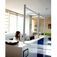thumbnail image 7 of M&T Displays 39.37x39.37 Inch Clear Hygienic Barrier with Aluminum Bars, Sneeze Guard, Protective Window for Cashiers, Workers, Employers and Customers, Barrier Against Coughing & Sneezing, 7 of 7