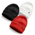 thumbnail image 5 of Dalix Beanie Soft Knit 3 Pack Stretch Skully Warm Winter Ski Black Red White, 5 of 5