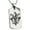 Silver, variant on Stainless Steel Antiue Fleur De Lis Engraved Dog Tag Pendant Necklace