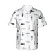 thumbnail image 1 of Fotbe Cute Shark Camisa Hawaiana para Hombre Unisex – Camisa Casual de Verano con Botones de Manga Corta de Algodón y Lino,Large, 1 of 7