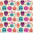 thumbnail image 4 of EREHome Colorful Cute Skull Placemat Plate Holder Set of 6, Table Mats Protector 12x18 inch, 4 of 5