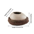 thumbnail image 3 of Creative Bird's Nest & Ostrich Egg Shaped Ceramic Bowls, Dessert Bowls for Cold Drinks, Barbecue Restaurant Tableware, 3 of 9