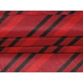 thumbnail image 4 of oneOone Velours Tissu Rouge Rayures Matériel de Couture Tissu Imprimé au Mètre 58 Pouces Wide-39M, 4 of 4