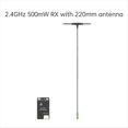 thumbnail image 2 of Receptor RX ExpressLRS ELRS 2,4 GHz 500 MW con Mini Antena de 220 mm para RC FPV Racing Drone, 2 of 7