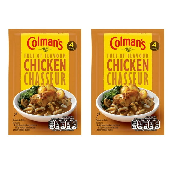 Colman's Chicken Chasseur Mix 43 g (Pack of 2)