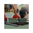 thumbnail image 2 of 1pc Portable Double-layer Dog Travel Bowl For Food And Water, Outdoor, Green, 2 of 5