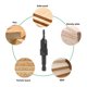 thumbnail image 4 of Broca cónica eliminación rápida de virutas fácil instalación diseño de ranura ancha broca avellanadora de madera para proyectos de carpintería ANGGREK Otros, 4 of 8