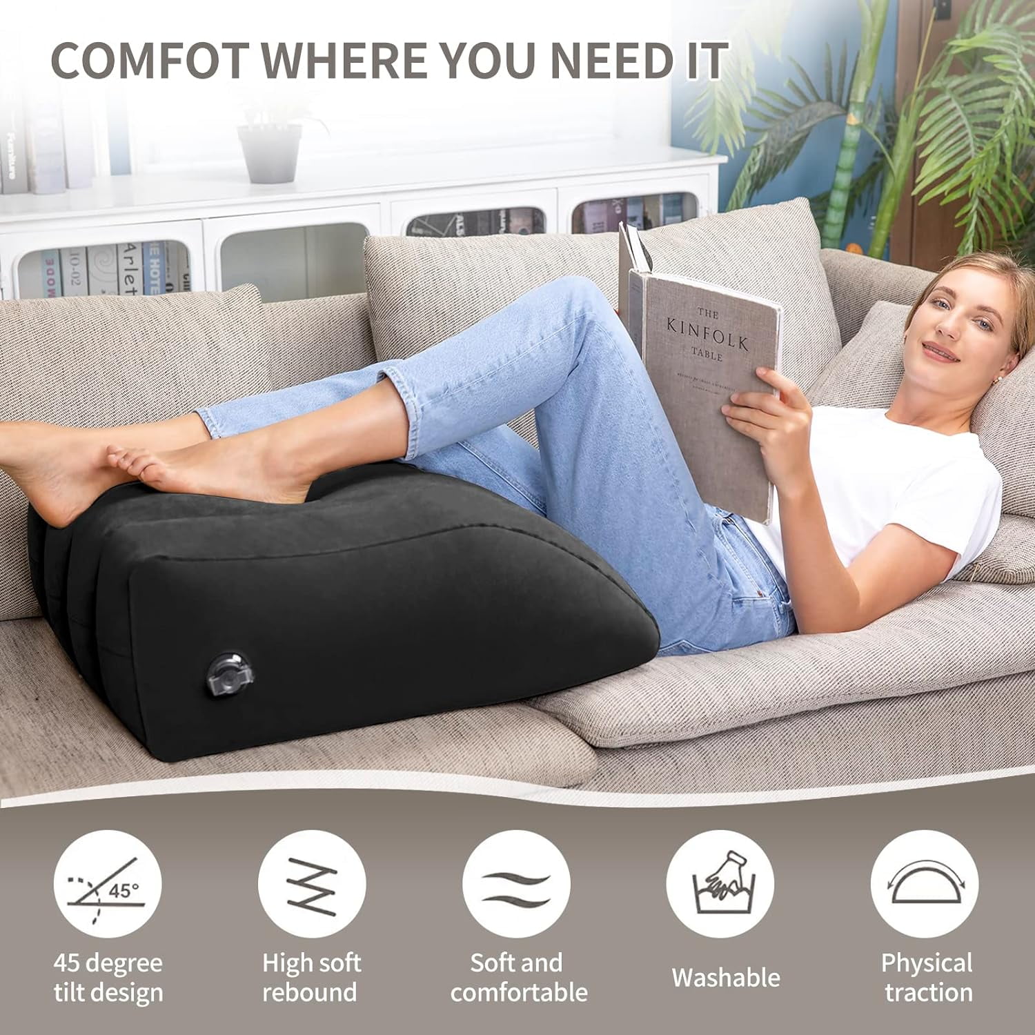 Leg shaped pillow sale