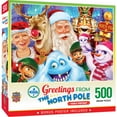 thumbnail image 2 of MasterPieces 500 Piece Christmas Jigsaw Puzzle The North Pole Family Portrait, 2 of 6