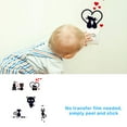 thumbnail image 3 of jesticaly Cat Light Switch Sticker Decal Vinyl Art Wall Sticker Lightswitch Black Kitten 1pcs #1 1Set, 3 of 6