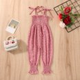 thumbnail image 6 of BOOMNY Toddler Baby Girls Sleeveless Heart Prints Romper Suspenders Jumpsuit Clothes Trendy Onesie, 6 of 6