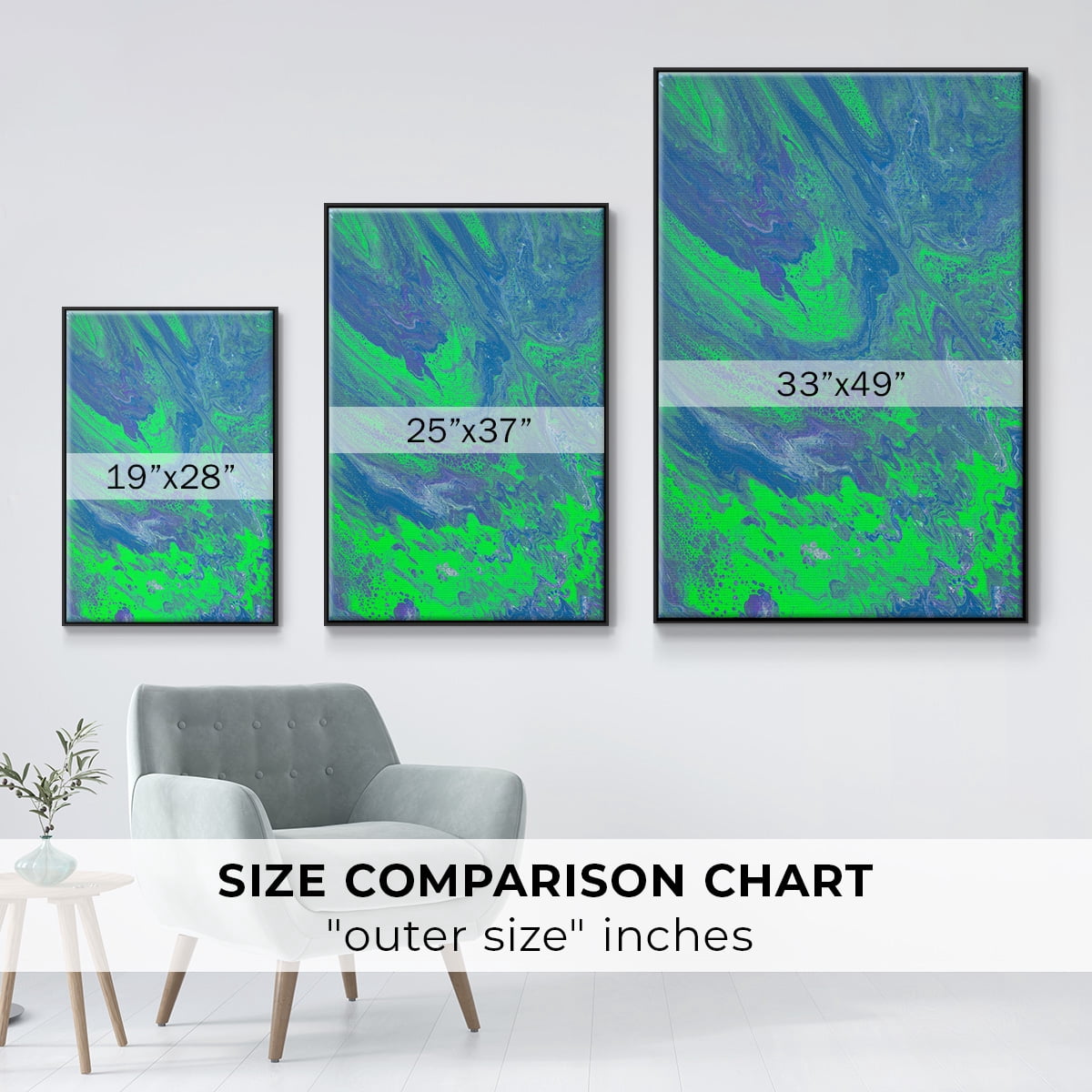 M93 Framed Premium Gallery Wrapped Canvas - Ready to Hang - 17 x 25 - Black Floating Frame