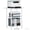 White, variant on Buildhom 3-Tier Printer Stand, Industrial Mobile Printer Cart with Storage Shelf & Lockable Wheels for Home Office, White