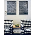 thumbnail image 3 of Chicago City Print Map Wall Art with Frame, 3 of 4