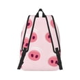 thumbnail image 2 of Yiaed Cute Pig Nose Print Backpack, Premium Laptop Backpack, Travel Backpack for Women, Lightweight Backpacks, Comfortable Back Pack-Small, 2 of 7