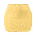 thumbnail image 6 of MIXUE Skirts For Women Summer Sequins Solid Color Elastic Waist Party Club Casual Bodycon Mini Skirt Activewear,Yellow,S, 6 of 7