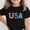 Black, variant on SGFCWSX Girls T-Shirts 4th of July Short Sleeve Patriotic USA American Flag Print Graphic Tees Purple Size 12-13 Years