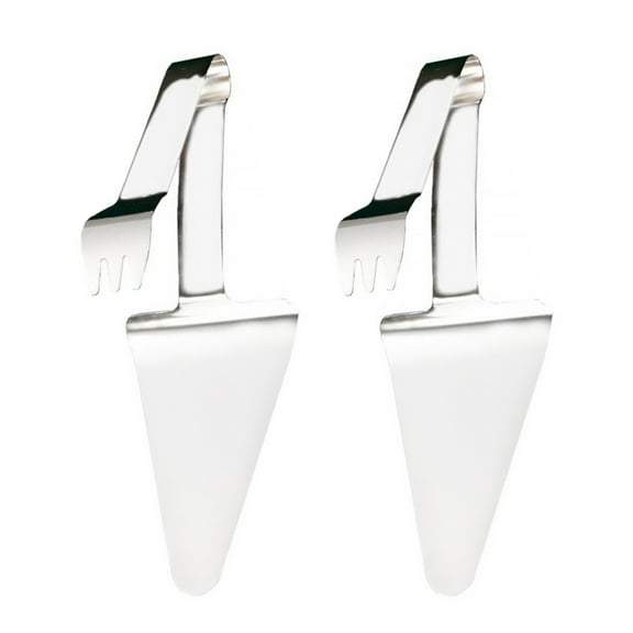 2pcs Stainless Steel Pizza Spatula Set Multi-functional Pizza Shovel and Cake Turner Kitchen Tool