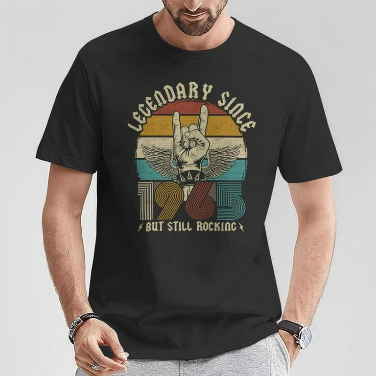 1965 But Still Rocking T-Shirt for Men – Vintage Retro Graphic Tee