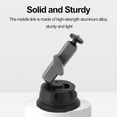 thumbnail image 4 of Camera Suction Cup Mount, 1/4 Inch Thread Car Windshield Suction Cup Mount Aluminum Alloy Double Ball Head  For Action Camera, 4 of 8