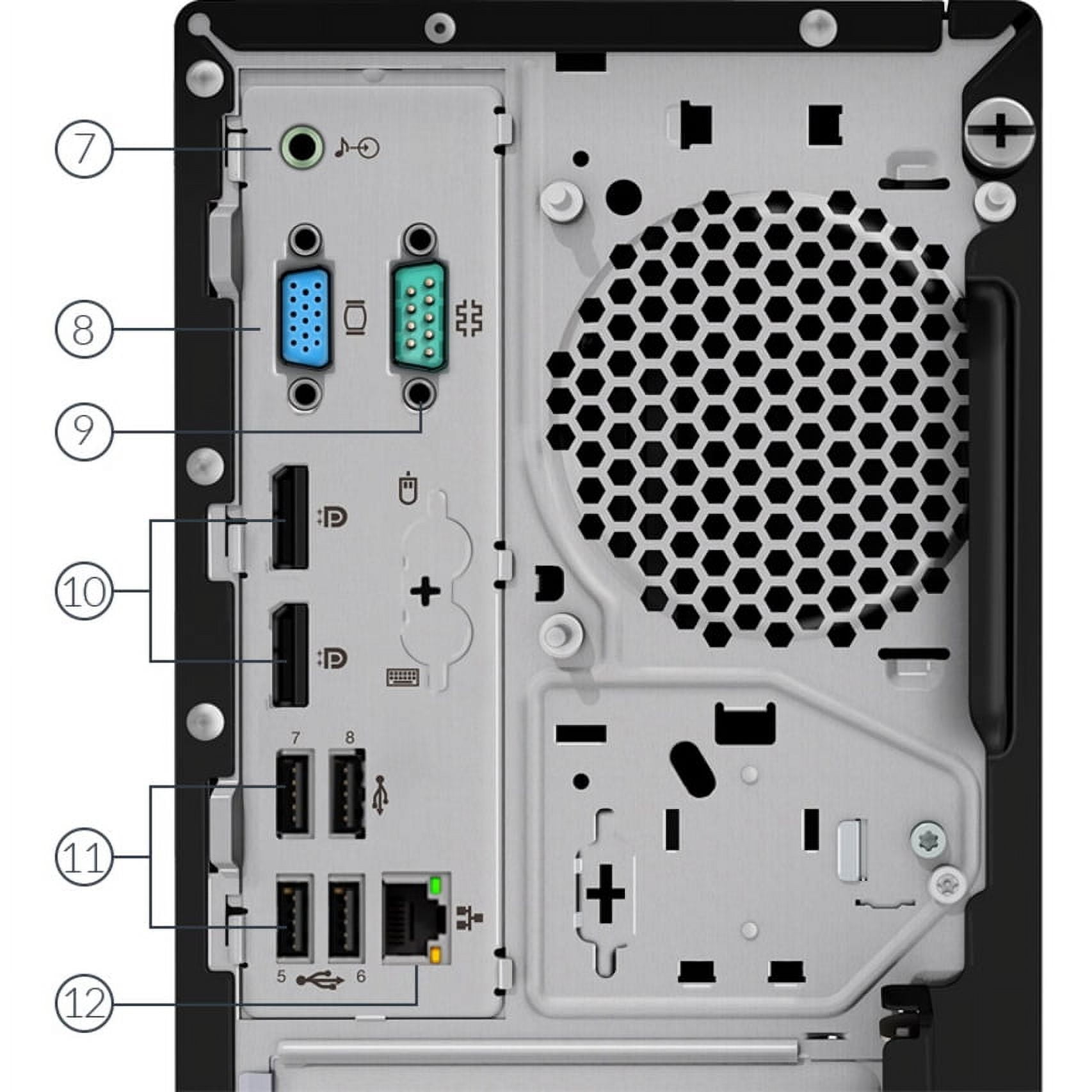 Lenovo ThinkCentre Desktop Tower Computer, Intel Core i5 i5-8400, 8GB RAM,  512GB SSD, DVD Writer, Windows 10 Pro, 10SQ001JUS