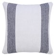 thumbnail image 2 of Laddha Home Designs Handwoven Geometric Striped Cotton Throw Pillow Cover - 20" - Navy Blue and, 2 of 8