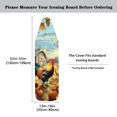 thumbnail image 5 of HELLHERO Soft Ironing Board Cover, Rooster Ironing Board Cover, Non Stick Scorch and Stain Resistant Standard Size 15x54 Inch with Elastic Edges, 5 of 5