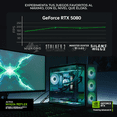 thumbnail image 4 of PC Gamer DXT GAMING NVIDIA GeForce RTX 5080 AMD Ryzen 9 9900X3D 32GB DDR5 SSD 1TB Sistema Liquido WIFI White gaming 4K, streaming y edición profesional, 4 of 6