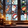 thumbnail image 2 of 227 PCS Christmas Snowflake Window Clings Decoration, Christmas Window Stickers, Indoor Xmas Party, Snowflake Santa Claus Reindeer Decals, Thanksgiving Party Décor, Winter Holiday Decor Home Party., 2 of 7