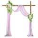 thumbnail image 1 of XmhyTop-A Cortina de 75 x 300 cm con diseño de arco para bodas, ideal para decoración de ceremonias, fiestas y recepciones, C14, 1 of 5