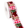 thumbnail image 1 of New Peace Love Design Printed Grosgrain Satin Ribbon for Gift Wrapping Hair Bow Craft Accessory 50 Yards Jiayi, 1 of 7