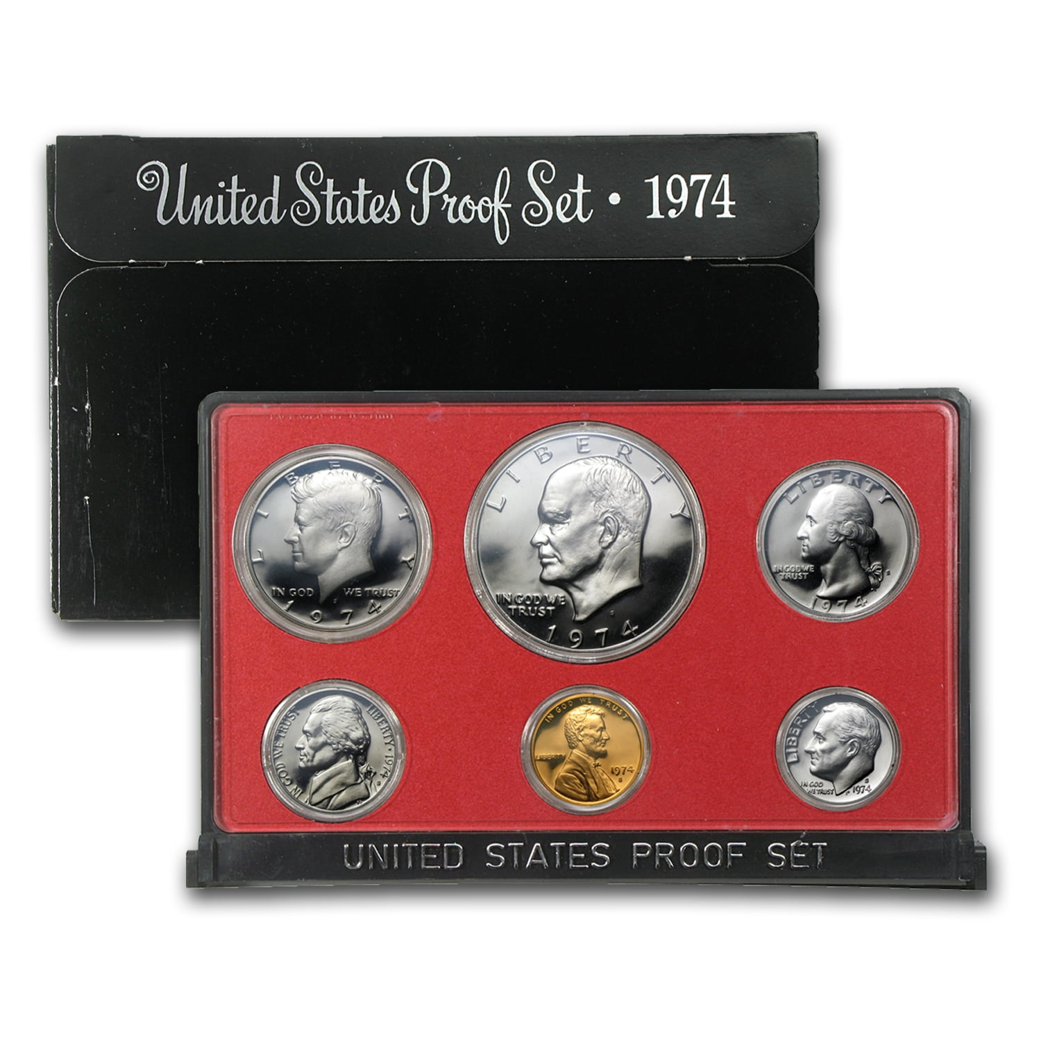 1974 Proof Set with box 