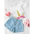 thumbnail image 3 of Cute Unicorn Face Design T-Shirt Toddler -Image by Shutterstock,  3 Toddler, 3 of 4